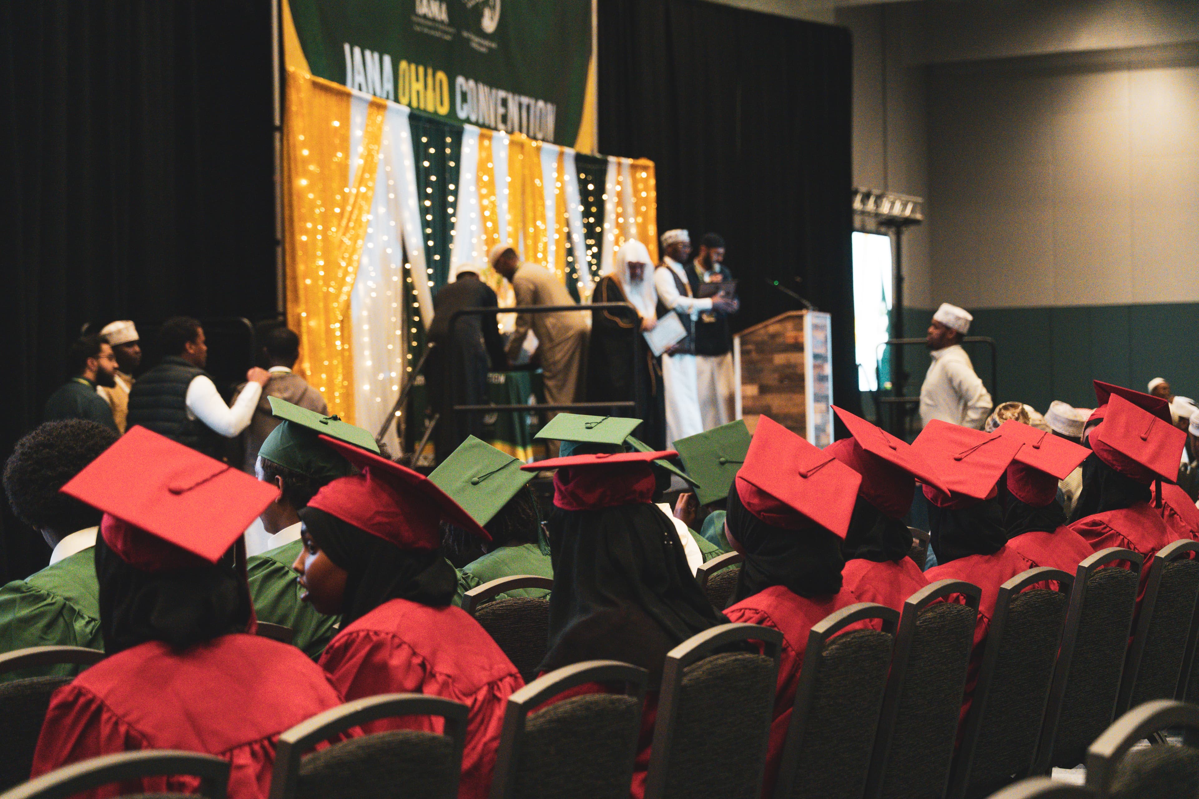 Dugsi and Machad graduates at the IANA Minnesota Convention