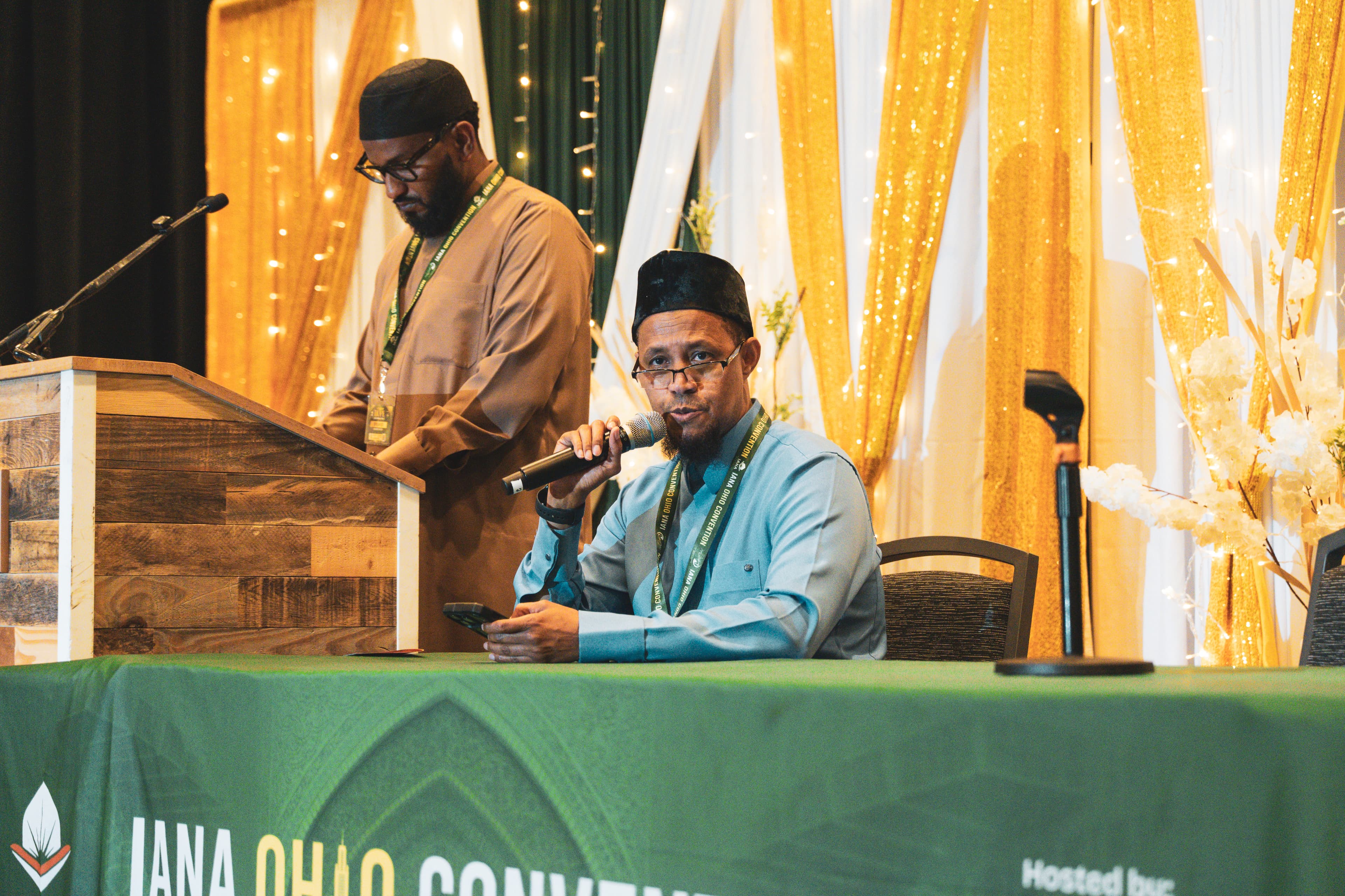 IANA convention speakers addressing the community